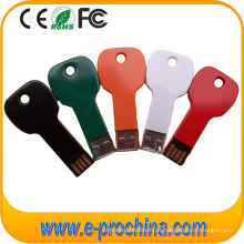 Multi Color Aluminium Key Form USB-Stick mit benutzerdefinierten Logo